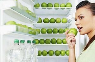 ayda 10 kg kilo kaybı için yeşil elma ve su