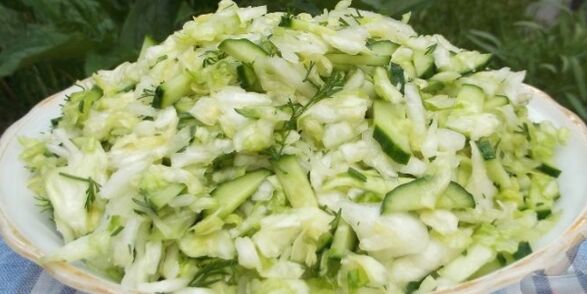 Kilo kaybı için lahana salatası