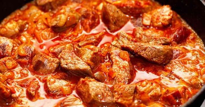 protein diyetinde sığır eti güveç